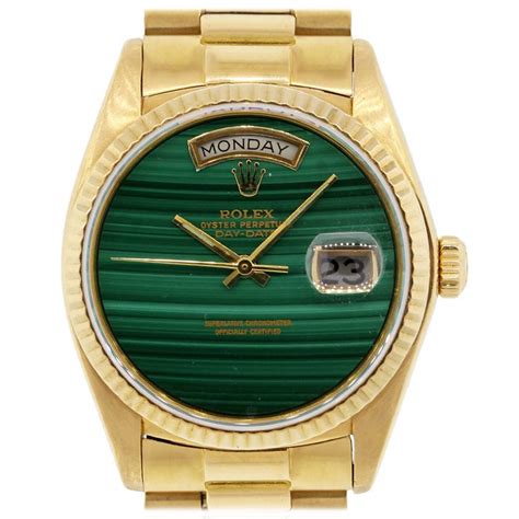 malachite rolex dials|Rolex day date 36 price.